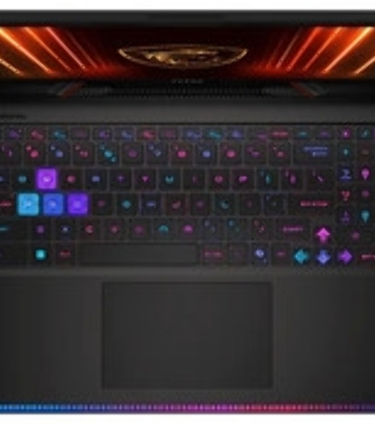 Ноутбук MSI Raider 16 HX AI A2XWHG-814XRU/16'/IPS/Intel Core Ultra 7 255HX/32Gb/1Tb SSD/NVIDIA GeForce RTX5070Ti 12Gb/DOS/черный/2.7kg