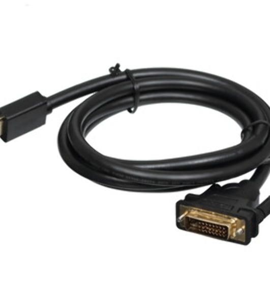 Кабель ExeGate EX284906RUS HDMI-DVI ExeGate EX-CC-HDMIM-DVIM-2.0 (19M/25M, dual link, 2м, 2 фильтра, позолоченные контакты)