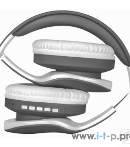Беспроводные/проводные наушники Defender FreeMotion B525 серый/белый, накладные, Bluetooth + проводной, до 8 ч