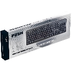 Клавиатура проводная Perfeo PUSH Multimedia, USB, черная, фото8
