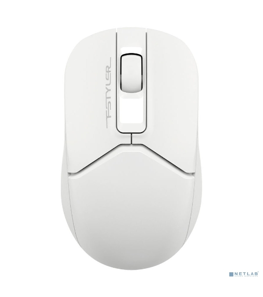 Мышь беспроводная A4Tech Fstyler FG12 белый, 1200 dpi, радиоканал, USB, кнопки - 3