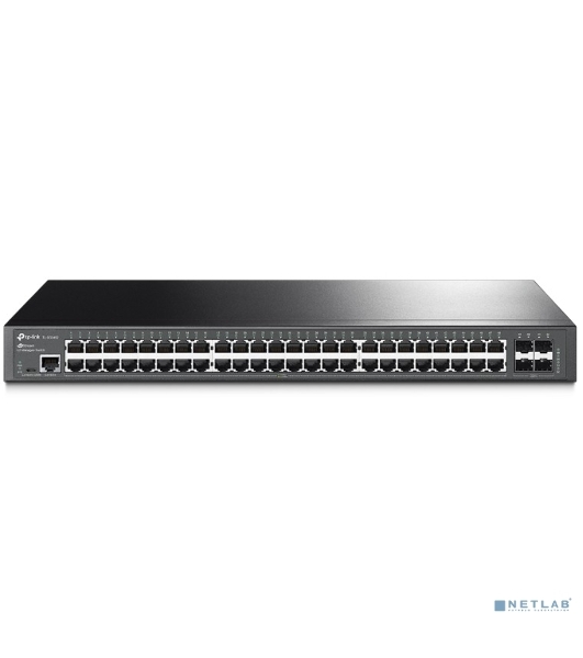Коммутатор Jetstream 48-port gigabit L2+ managed switch with 4-gigabit uplink ports, 48 10/100/1000Mbps RJ-45 port, 4 1000Mbps SFP slots