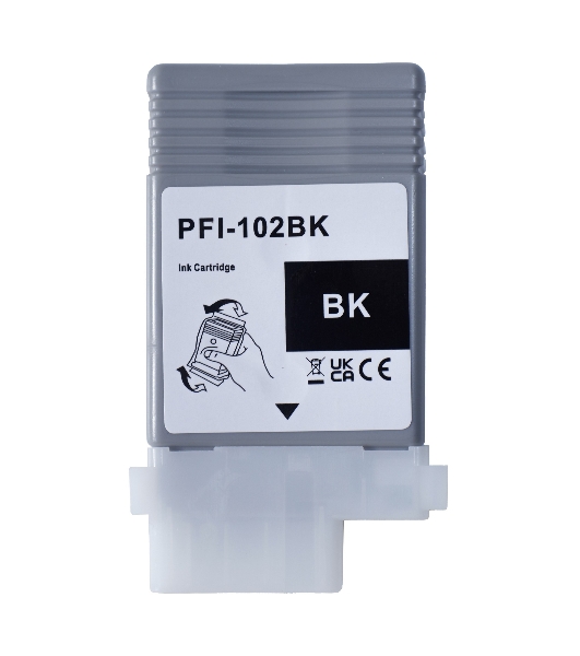 Картридж струйный Sakura 0895B001 (PFI-102BK) для Canon, черный, 130 мл.