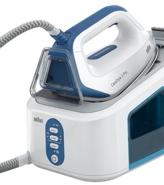 Парогенератор Braun IS3157BL синий/белый, 2400 Вт