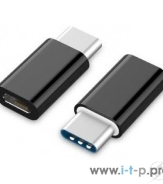 Переходник Cablexpert Переходник USB, USB Type-C/USB MicroB (F), пакет (A-USB2-CMmF-01)