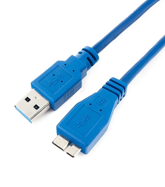 Кабель USB 3.0 для соед. 1.8м А-microB (5 pin) PRO позол.конт., пакет