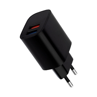 Сетевое зарядное устройство Rexant 2 x USB, 5V, 2.4 A, черный