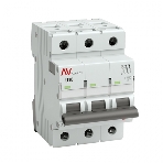 Выключатель автоматический модульный 3п D 16А 6кА AV-6 AVERES EKF mcb6-3-16D-av, фото4