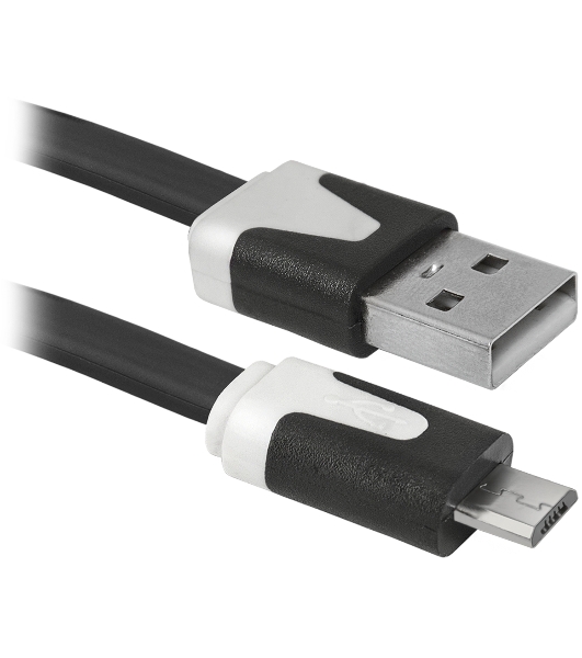 Кабель Defender USB08-03P USB2.0 AM-MicroBM, 1.0м