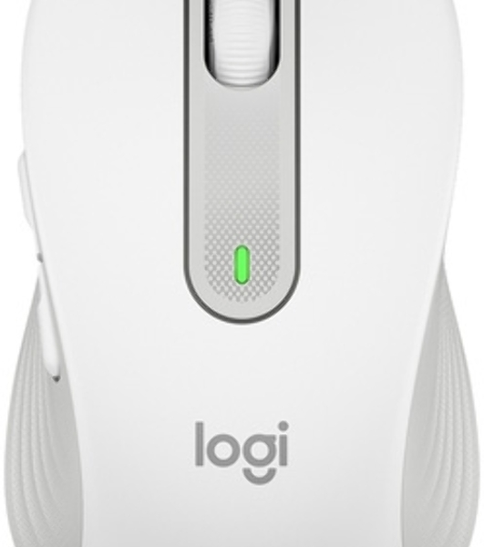 Мышь беспроводная Logitech Signature M650 белый, 4000 dpi, радиоканал, Bluetooth, USB, кнопки - 5