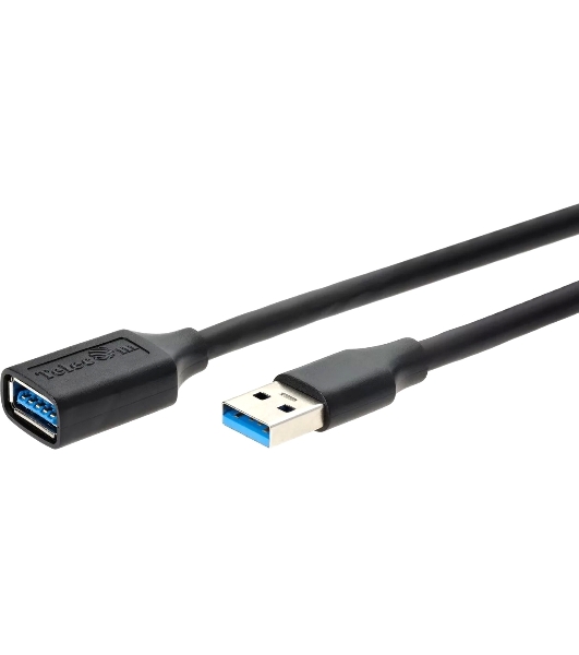 Кабель удлинительный USB3.0 Am-Af 5m Telecom черный (TUS708-5M)