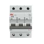 Выключатель автоматический модульный 3п D 16А 6кА AV-6 AVERES EKF mcb6-3-16D-av, фото3