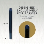 Картридж Parker Quink Z11 (CW1950385) черный/синие чернила, для ручек перьевых (5шт), фото3