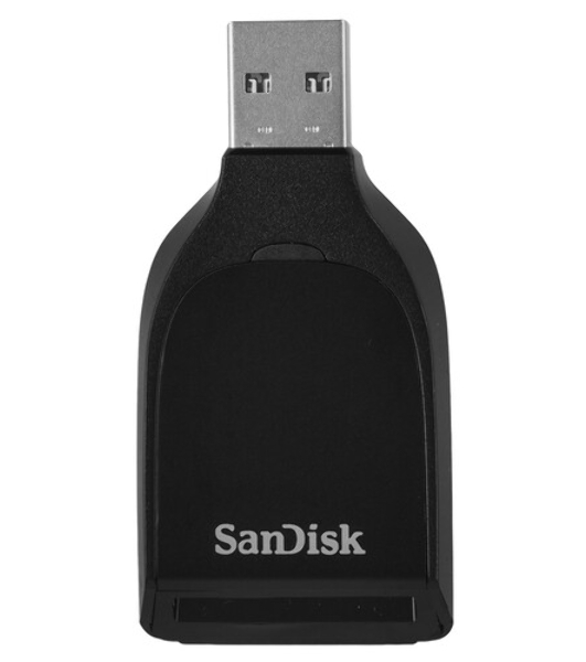 Кард-ридер SanDisk SDDR-C531-GNANN/черный/SD,SDHC,SDXC,microSD,microSDHC/microSDXC/USB 3.2 Gen 1/пластик