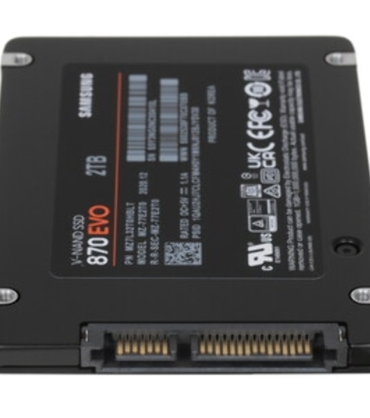 Накопитель SSD Samsung 870 EVO, 2Tb, SATA III, 2.5', R/W 560/530