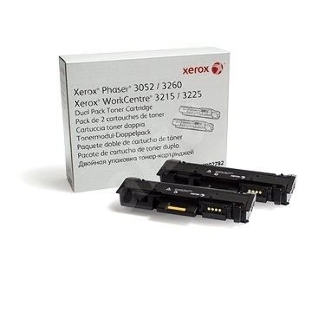 Картридж лазерный Xerox 106R02782 черный, 6000 стр. (упаковка 2шт х 3000 стр.), для Phaser 3052/3260/WC 3215/25 (channels)
