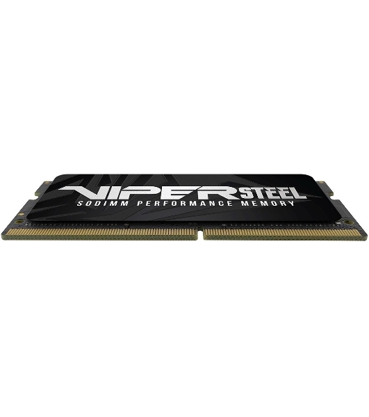 Оперативная память Patriot Viper Steel, DDR4, 8GB (1x8GB), 3200MHz, CL22, с радиатором, черный, SO-DIMM