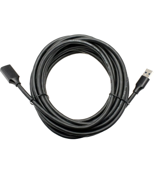 Кабель удлинительный USB3.0 Am-Af 5m Telecom черный (TUS708-5M)