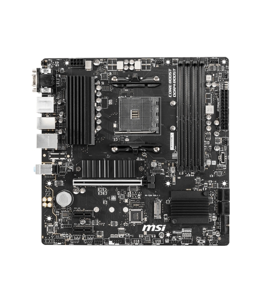 Материнская плата MSI B550M PRO-VDH, AM4, AMD B550, 4xDDR4, 4xSATA, 2xM.2, 1xPCI-E 4.0 x16, 2xPCI-E x1, 1xDP, 1xHDMI, 1xVGA, 1x 1Gb LAN, 2xUSB 2.0, 4xUSB 3.2 Gen 1, 3x3.5 мм, 7.1, Micro-ATX