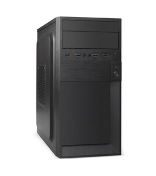 Компьютерный корпус Minitower ExeGate EX291148RUS BAA-105U2-01-AA500 (mATX, БП AA500 с вент. 8см, 2*USB+2*USB 3.0, аудио, черный)