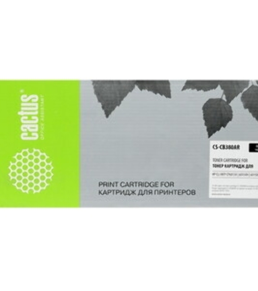 Картридж лазерный Cactus CS-CB380AR черный для CLJ MFP CP6015X/6015XH/6015DE (16500 стр.)