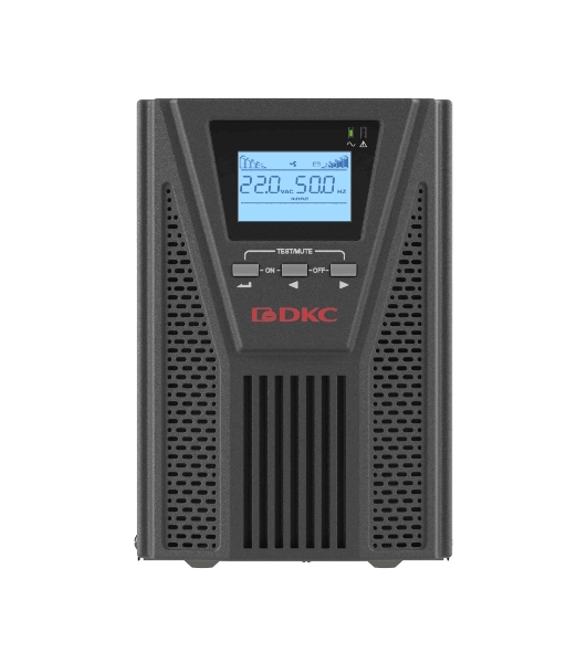 Источник бесперебойного питания DKC Онлайн ИБП, 1 кВА, 3 x 7 А·ч, Schuko (2)
