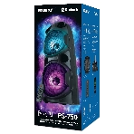Колонка АС SVEN PS-750, черный (80 Вт, TWS, Bluetooth, FM, USB, microSD, LED-дисплей, 2х4400мА*ч), фото17