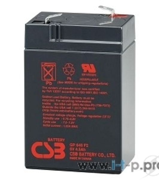 Батарея для ИБП CSB GP 645 (6V, 4.5Ah)