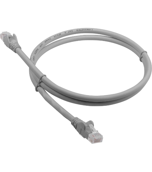 Патч-корд LANMASTER LSZH UTP cat.6, 3.0 м, серый