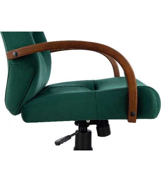 Кресло Бюрократ T-9928WALNUT Fabric Italia Green зеленый, ткань