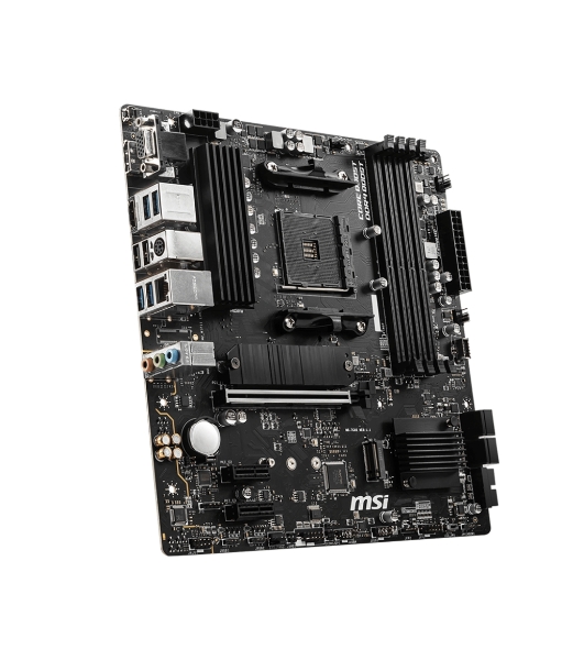 Материнская плата MSI B550M PRO-VDH, AM4, AMD B550, 4xDDR4, 4xSATA, 2xM.2, 1xPCI-E 4.0 x16, 2xPCI-E x1, 1xDP, 1xHDMI, 1xVGA, 1x 1Gb LAN, 2xUSB 2.0, 4xUSB 3.2 Gen 1, 3x3.5 мм, 7.1, Micro-ATX