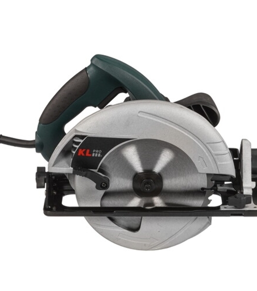 Профессиональная пила циркулярная KLPRO KLDAT18501 1350 w 190мм (сеть, 1350Вт, 5000об/мин, 190мм, 20мм)