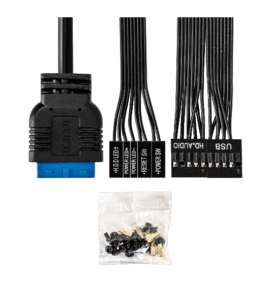 Компьютерный корпус Desktop ExeGate EX294018RUS FL-102 (mini-ITX, без БП, 2*USB+1*USB 3.0, аудио, черный)