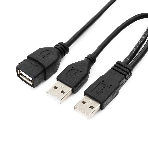 Кабель удлинитель USB 2.0 2xAM/AF 1.8м Gembird PRO, позол.конт., черный, пакет, фото4