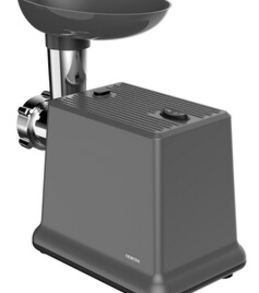 Мясорубка электрическая CENTEK CT-1626 черный, 2000 Вт, 2.0 кг/мин, реверс, защита от перегрузки, насадки - 6