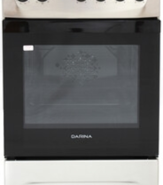 Плита электрическая Darina 1D5 EC 241 614 W белый/черный, конфорок 4 шт, духовка 50 л, 50 см x 85 см x 60 см