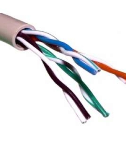 Кабель витая пара Rexant U/UTP cat.5e 4х2х24AWG solid CU PE Outdoor черный (м)