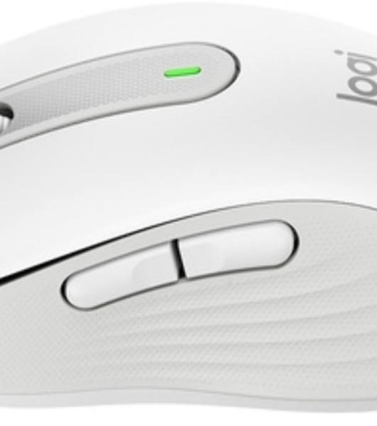 Мышь беспроводная Logitech Signature M650 белый, 4000 dpi, радиоканал, Bluetooth, USB, кнопки - 5