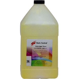 Тонер Static Control OKIUNIV3-1KG-Y желтый флакон 1000гр. для принтера Oki C3300N/5500