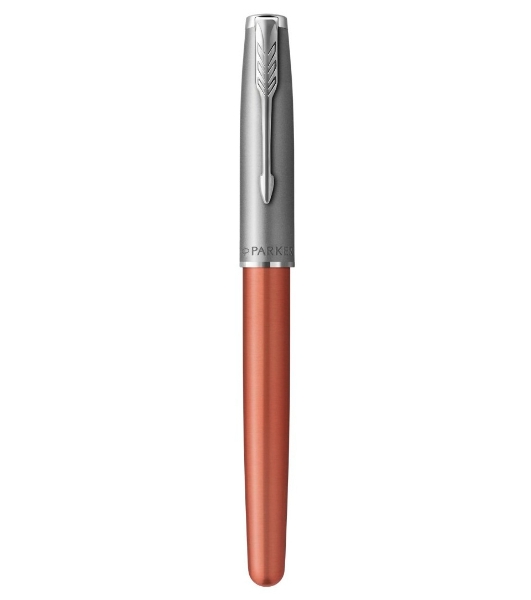 Ручка перьевая Parker Sonnet Essentials SB F545 (CW2169228) LaqOrange CT, F, сталь нержавеющая, подарочная коробка
