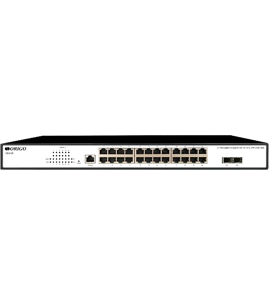 Коммутатор Origo OS3126 OS3126/A1A (L2) 24x1 Гбит/с 2SFP управляемый