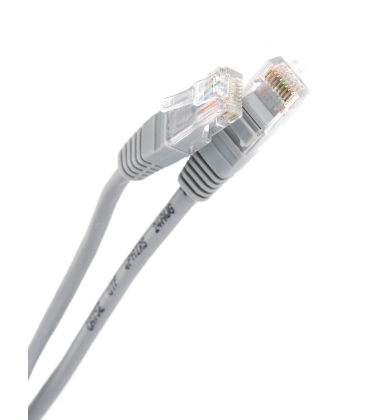 Патч-корд 20м 'Telecom' UTP кат.5е RJ45, литой, серый, NA102--20M