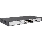 Коммутатор Unmanaged Switch 16x1000Base-T PoE, 2x1000Base-X SFP, PoE Budget 200W, Long-range PoE up to 250m, 19' w/brackets, фото7