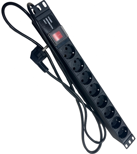 Блок распределения питания NTSS NTSS-PDU-DA2034 гор.размещ. 8x базовые 16A Schuko 2м