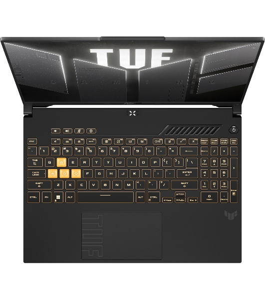 Ноутбук ASUS TUF F16 FX607VU-RL061 серый 90NR0N06-M002T0 16' (1920x1200 (матовый, 144Hz) IPS)/Intel Core 5 210H(2.2Ghz)/16384Mb/512PCISSDGb/noDVD/Ext:nVidia GeForce RTX 4050(6144Mb)/Cam/BT/WiFi/56WHr/war 1y/2.2kg/DOS