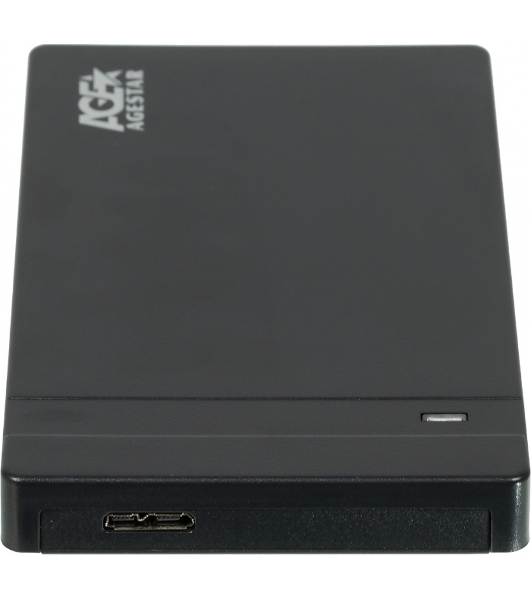 Внешний корпус для HDD AgeStar 3UB2P3 SATA III пластик черный 2.5'