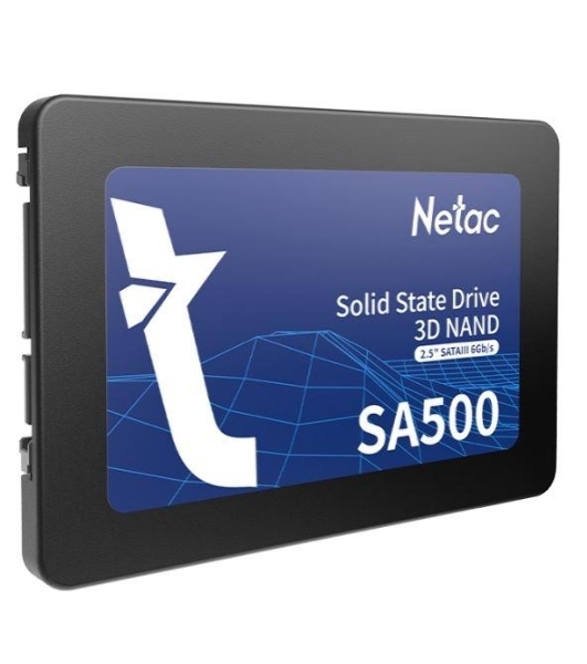 Накопитель SSD Netac SA500, 960Gb, SATA III, 2.5', R/W 530/475