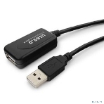 Кабель Gembird USB 2.0 удлинительный, активный 4.8м AM/AF, черный, фото15