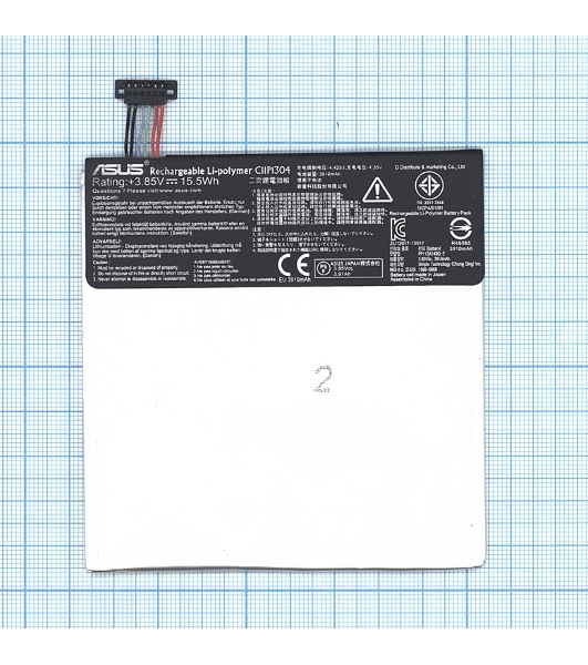 Аккумуляторная батарея C11P1304 для Asus MeMO Pad HD7 ME173X 3,85V 15,5Wh