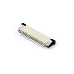 Разъем FPC Half Coverage Top Contact 1.0K-BS-16PWB 16 pin высота 2мм шаг 1мм, фото4